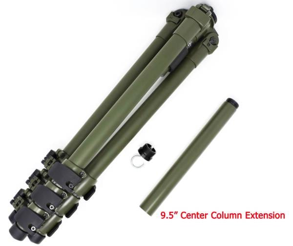 PIGlite-CF4 Carbon Fiber Shooting Tripod with Sunwayfoto GNN FB-52 Ball Head