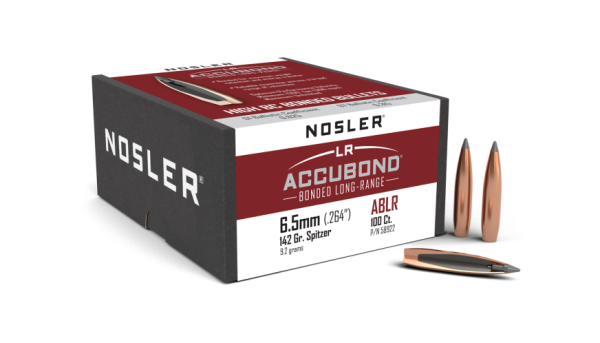 NOSLER 6.5mm 142gr AccuBond Long Range 15CT LOAD DEVELOPMENT PACK