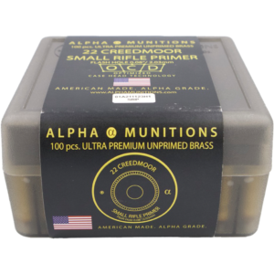 6.5 Creedmoor SRP Alpha Munitions Brass 100ct